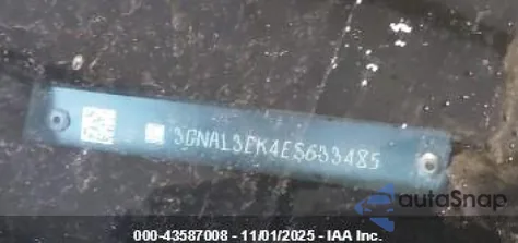 2014 Chevrolet Captiva Sport Lt z USA, uszkodzony, nr VIN 3GNAL3EK4ES633485